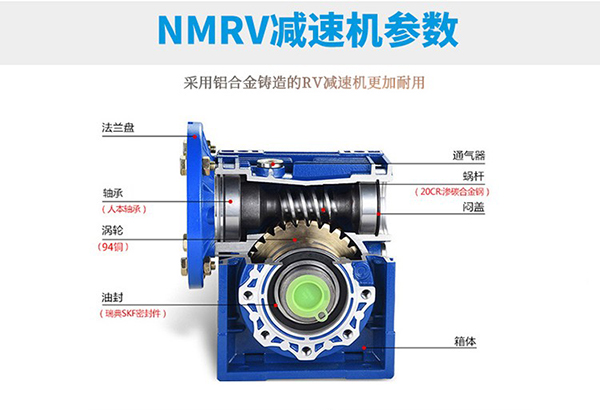 NMRV蝸輪減速機參數